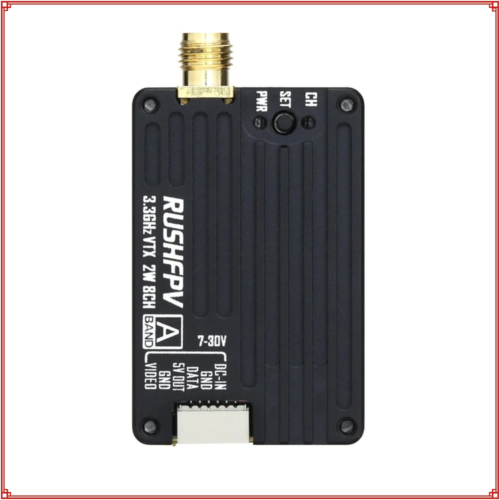 2026 New RUSHFPV 3.3G 2W VTX T – обзор и цена Drone Transmitter