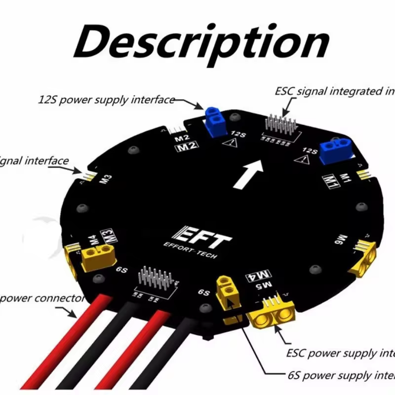 EFT Large Current Power Distri – обзор и цена Drone Battery