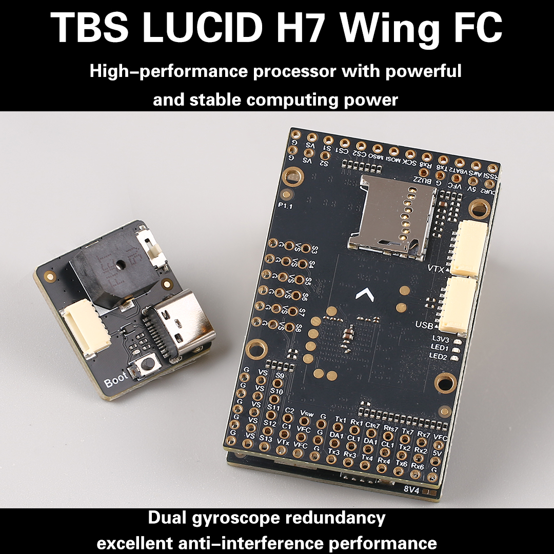 TBS LUCID H7 WING FC Dual Gyro – обзор и цена Drone Frame
