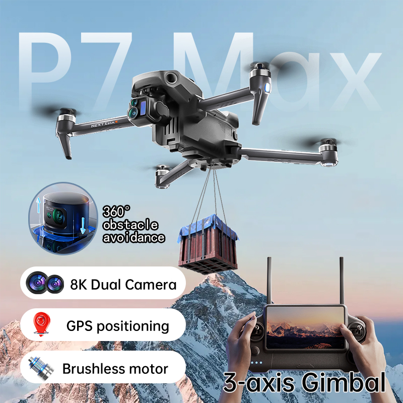 NEW P7 Max Drone 8K Camera GPS – обзор и цена Drone Gps Mount
