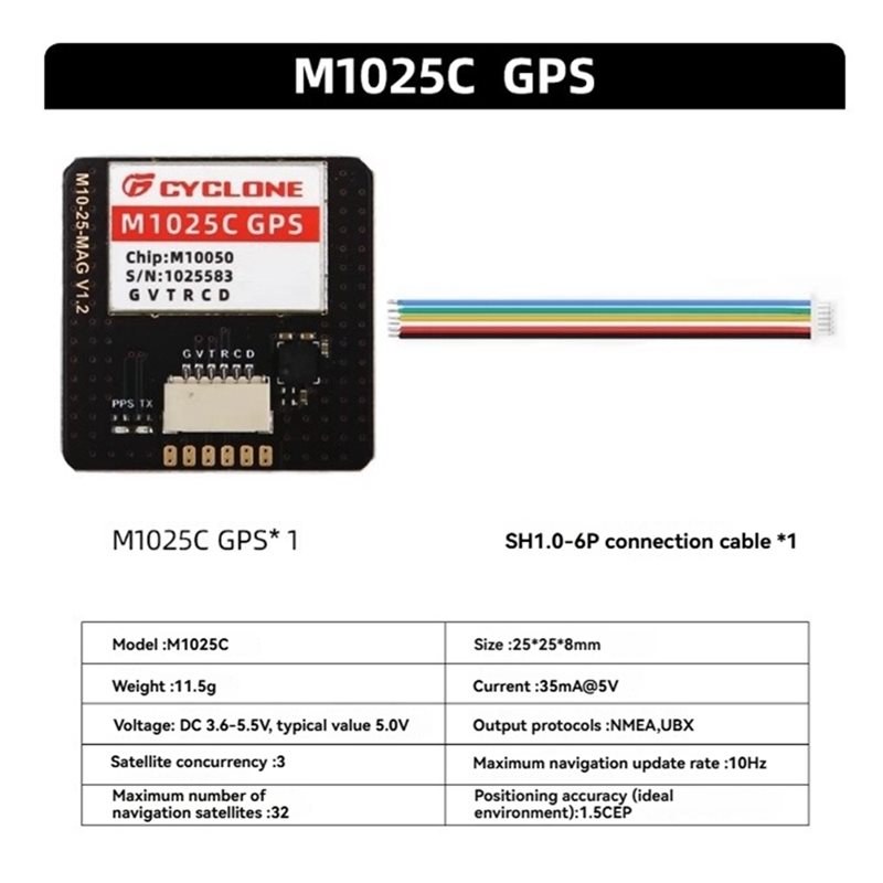 【NEWLY】M1025C M10 GPS Module I – обзор и цена Drone Compass