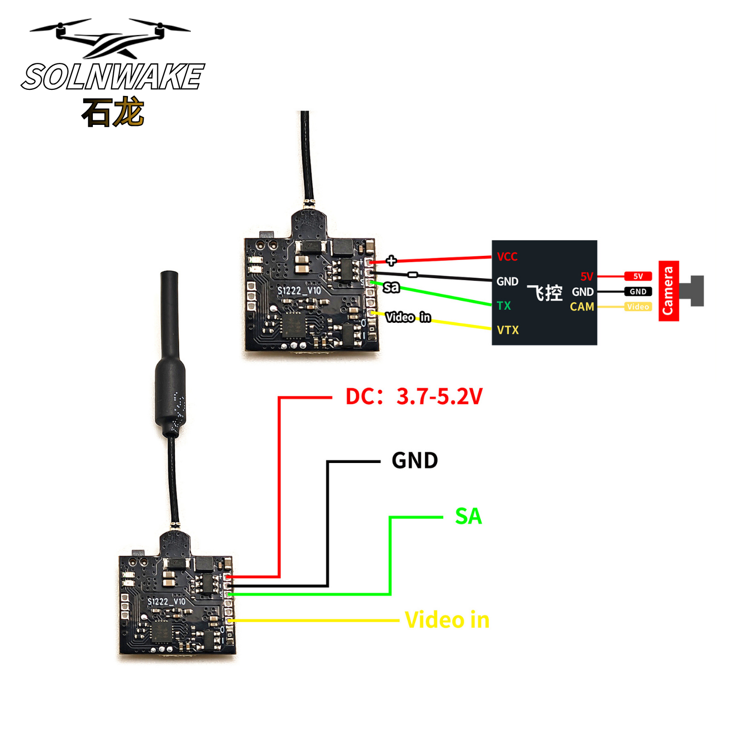 SLONWAKE Nano 5.8G 48CH 200mW  – обзор и цена Drone Frame