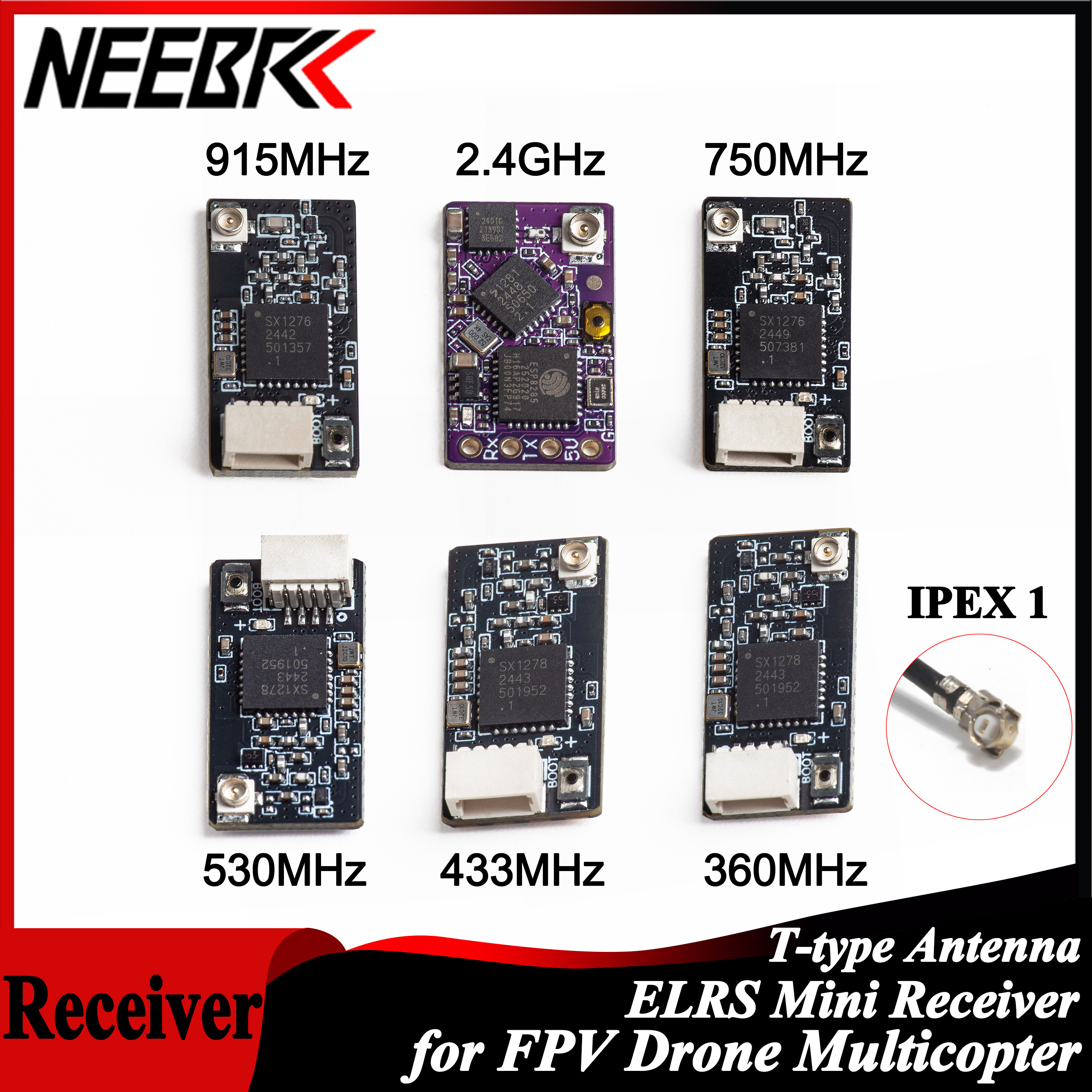 NEEBRC ELRS 2.4G/915Mhz/360Mhz – обзор и цена Drone Frame