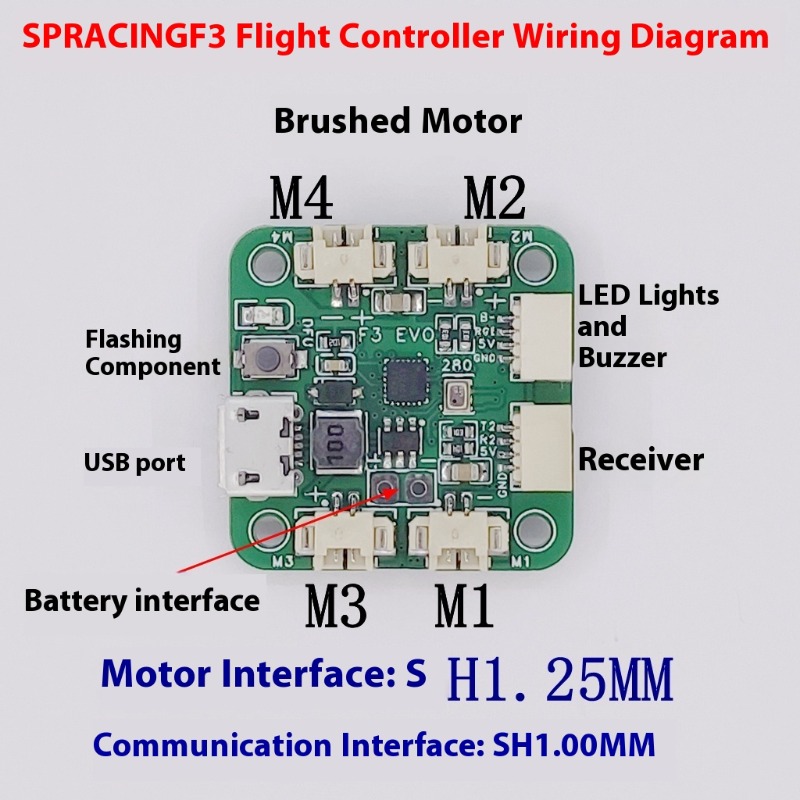 SP RACING F3 EVO Brushed Fligh – обзор и цена Drone Flight Controller