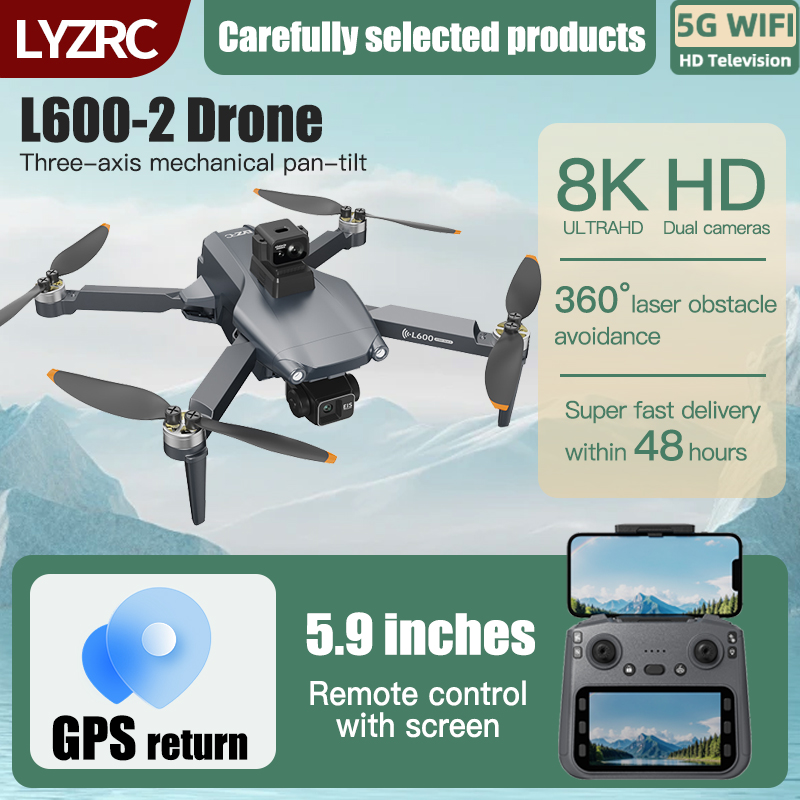 LYZRC L600-2 MAX GPS Drone 3-A – обзор и цена Drone Gps Mount
