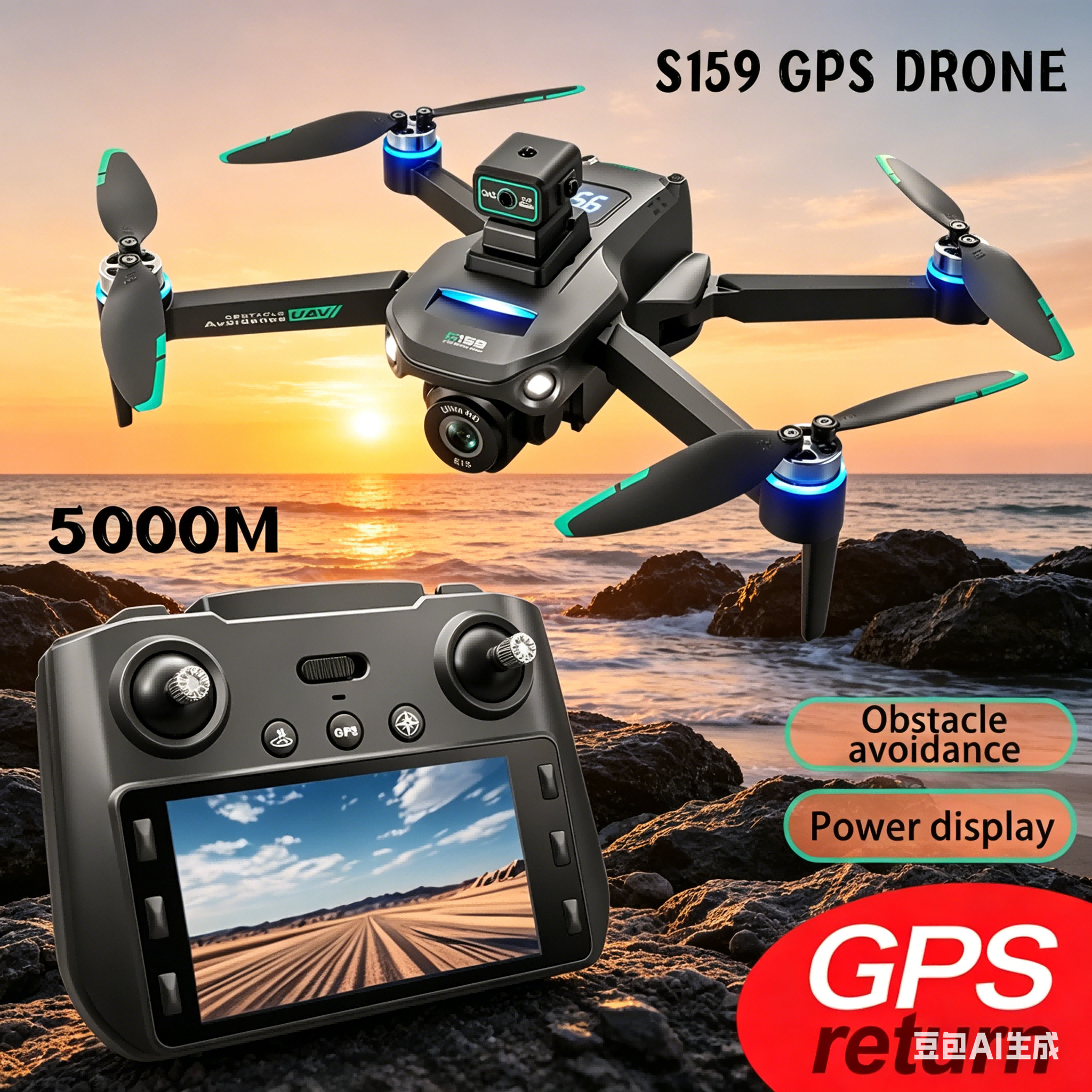 S159 GPS Drone 4K Profesional  – обзор и цена Drone Gps Mount